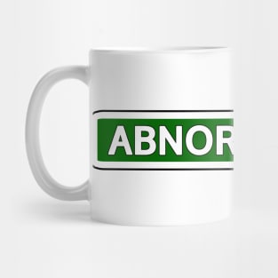 Abnormal Ave Street Sign Mug